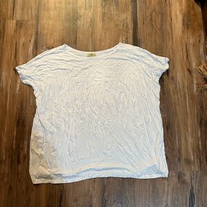 Women's White Casual PIKO Top